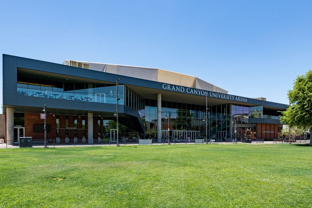 Outside of GCU arena