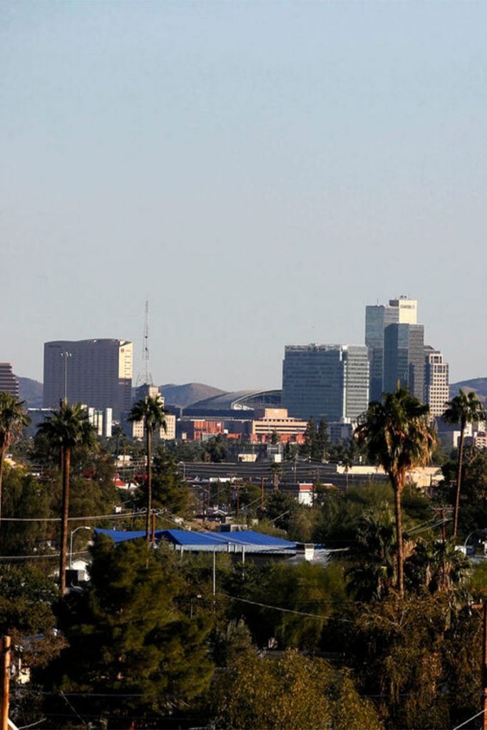 View of Phoenix skyline