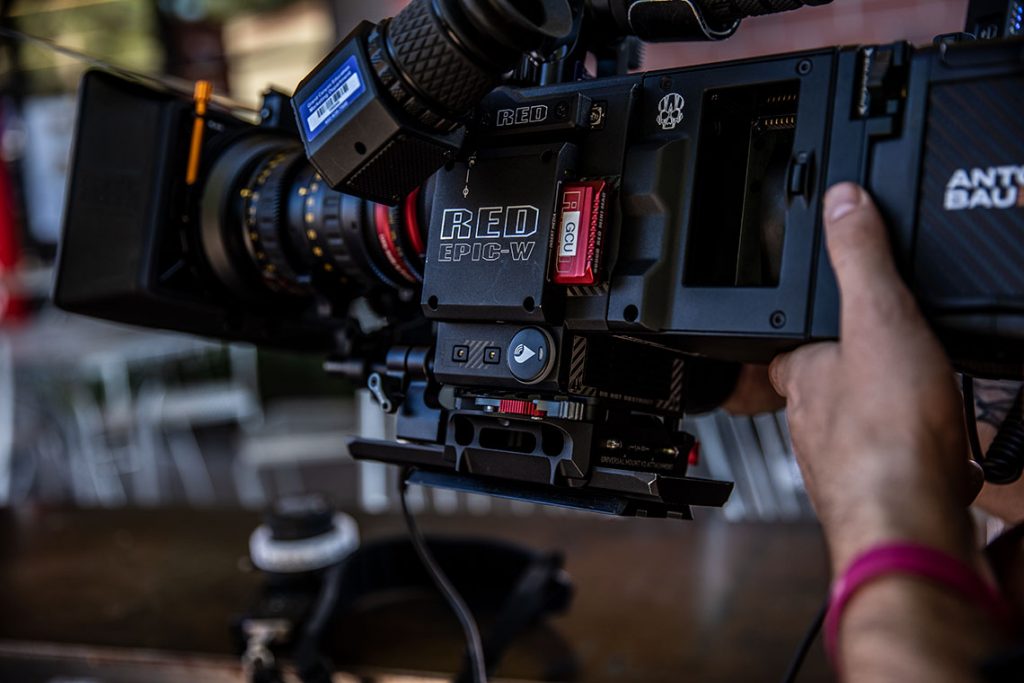 Camera operator inside GCU Arena 